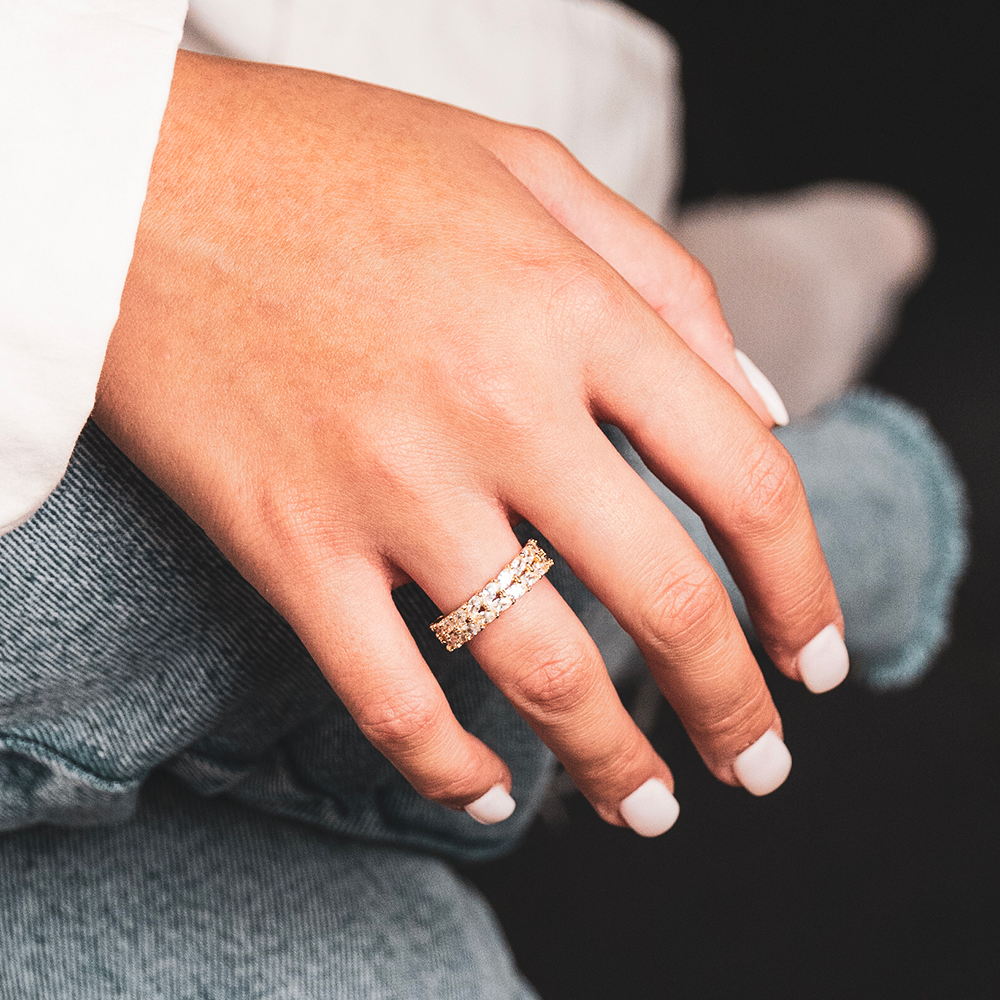 Bague Ajustable - Amour Absolu - Bref, je t'aime