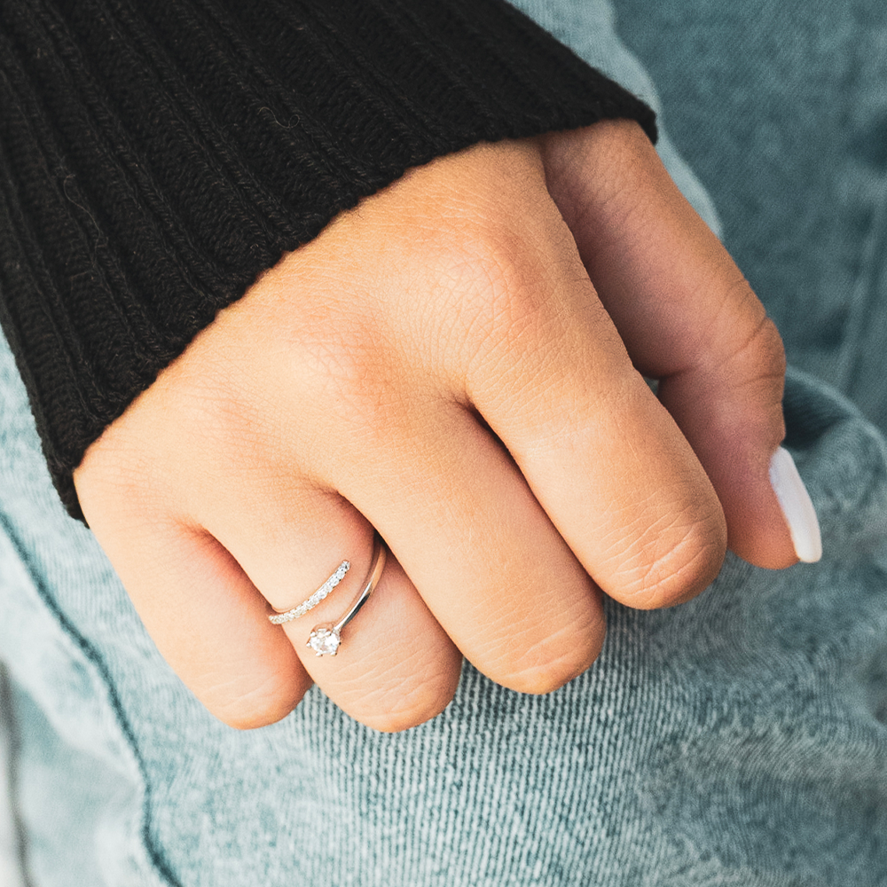 Bague Ajustable - Amour Infini - Bref, je t'aime