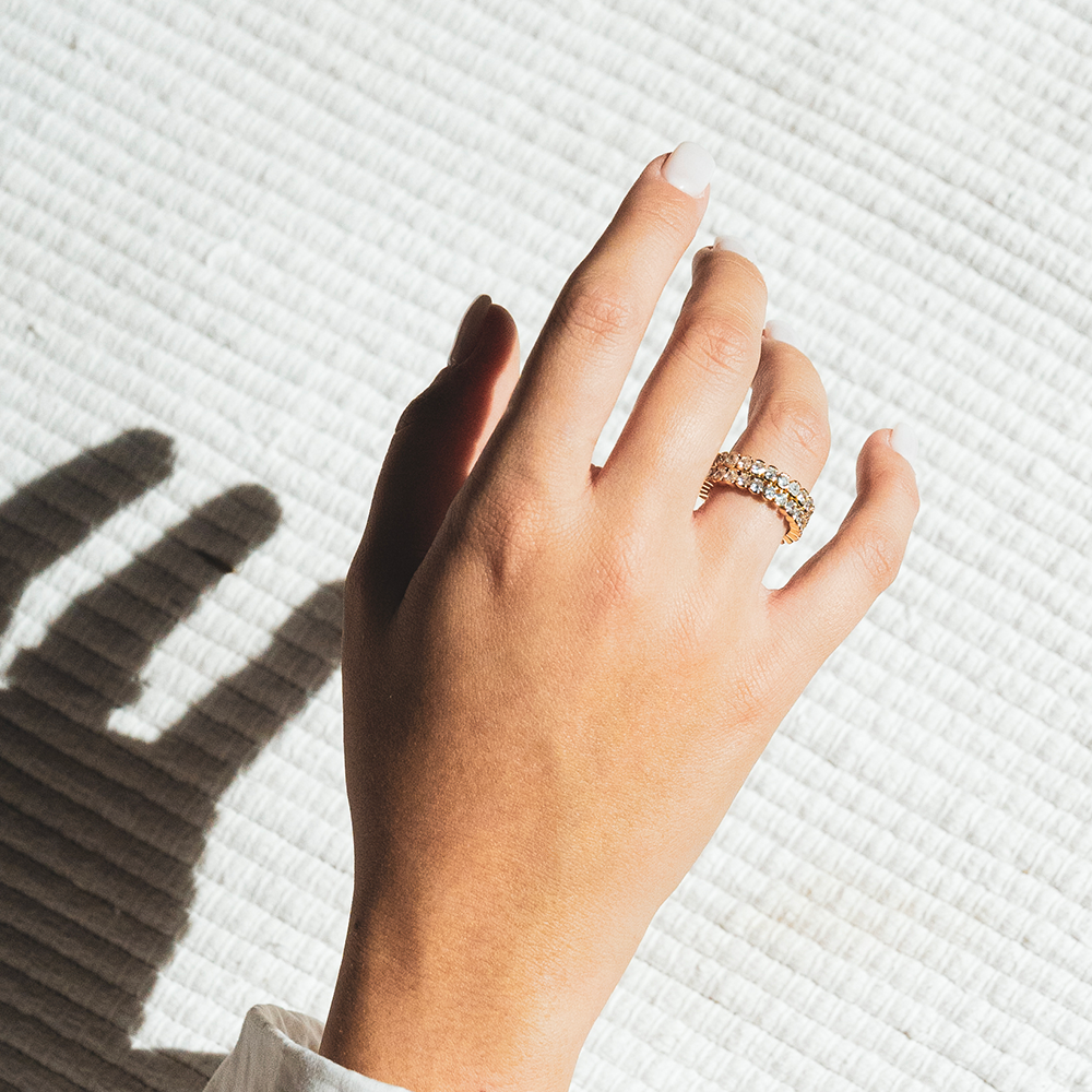 Bague Ajustable - Amour Intemporel - Viens on s'aime...