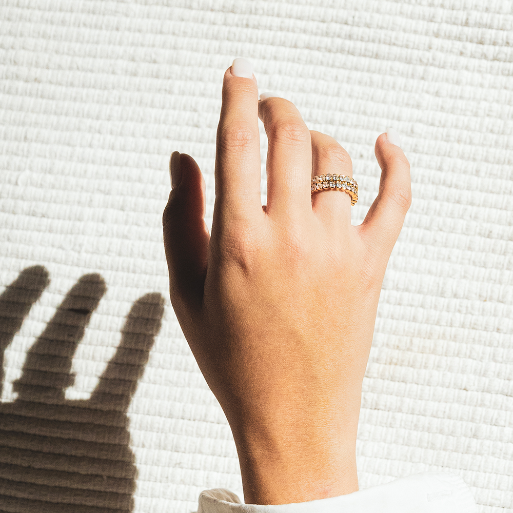 Bague Ajustable - Amour Intemporel - Bref, je t'aime